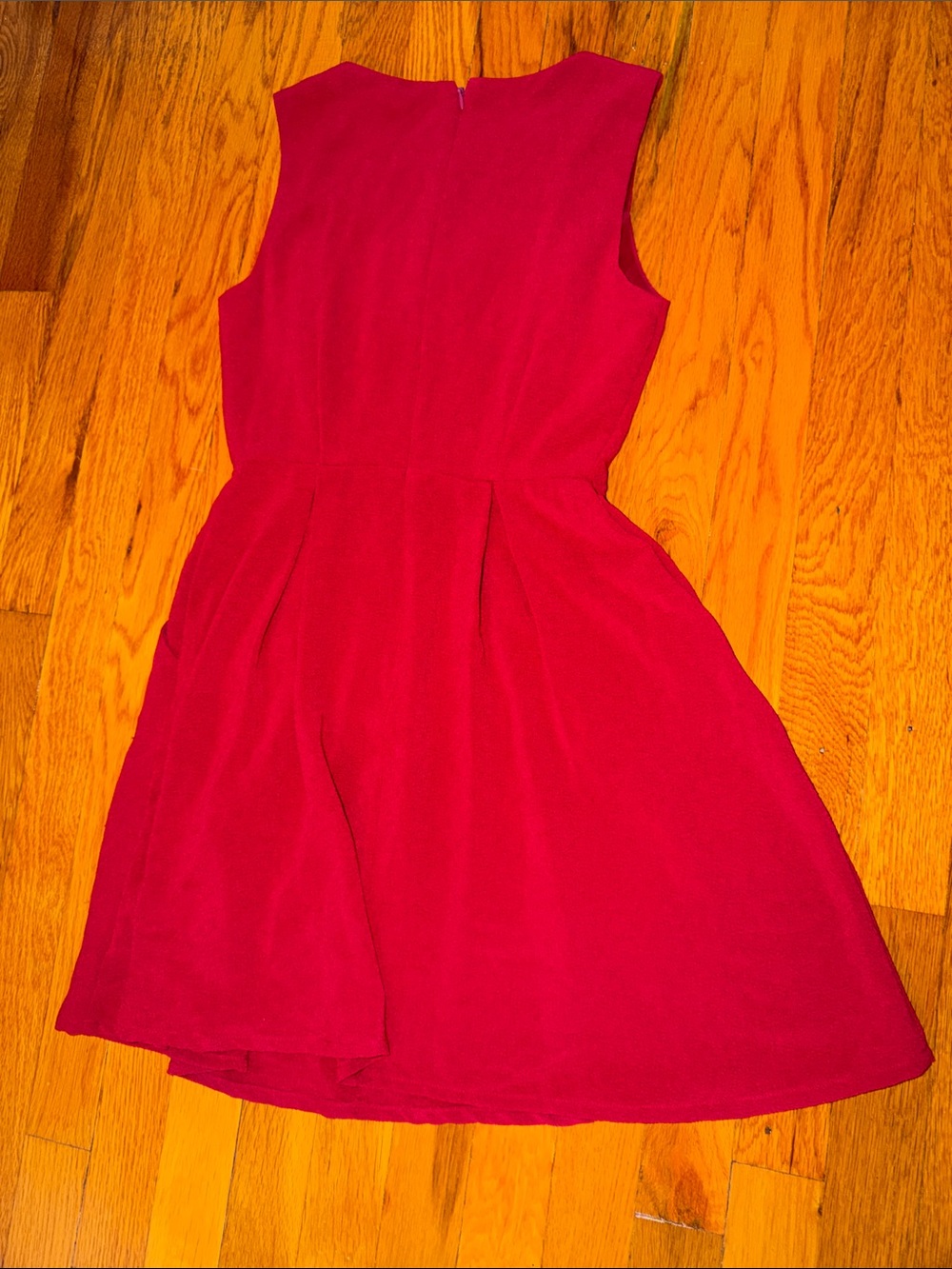 Speechless Raspberry Keyhole Fit & Flare Dress - Picture 4 of 5